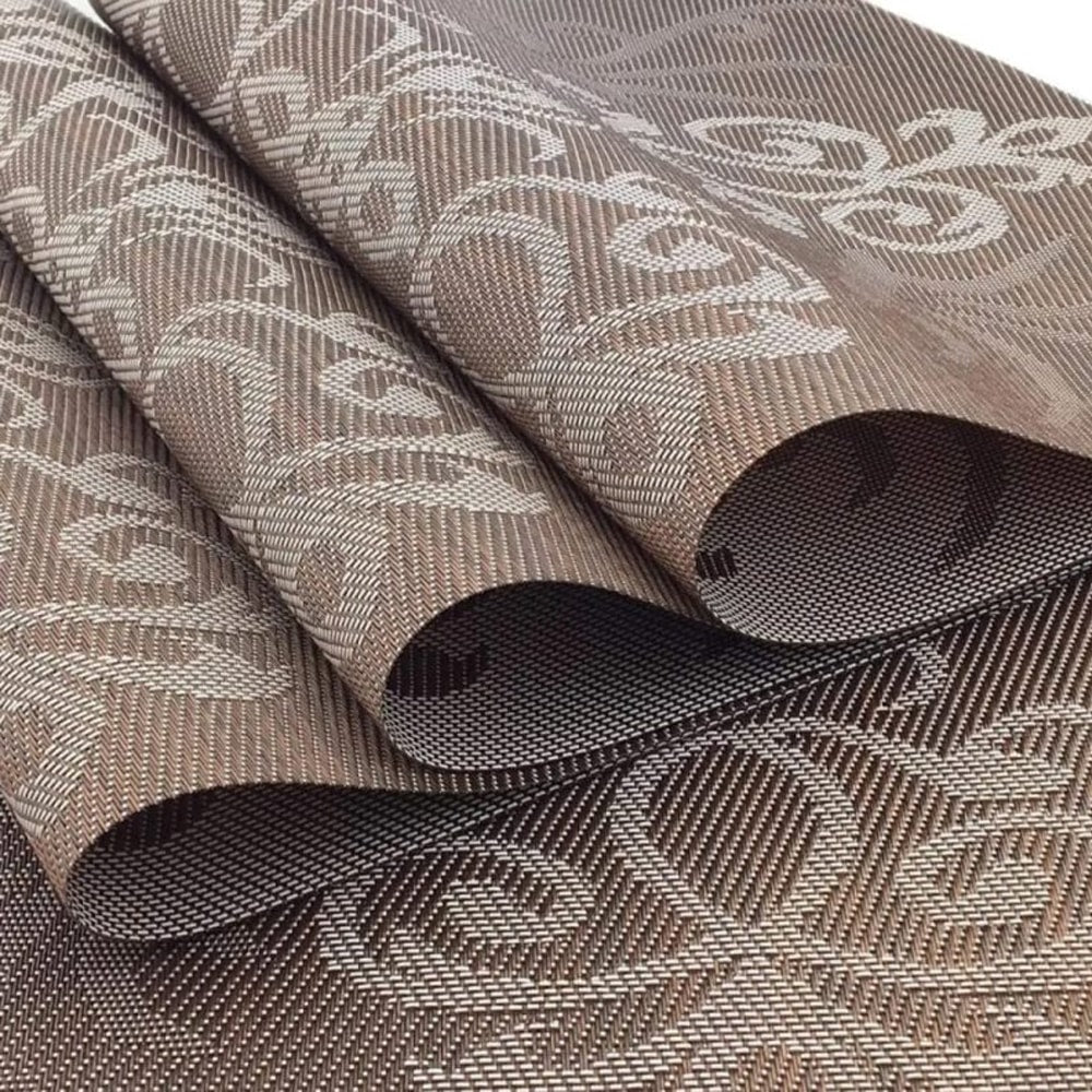 7 Pcs Table Mats & Table Runner Set Heat Resistant Woven Dining Table Placemats