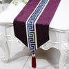 7 PCs Versace Velvet Table Runner Set – Magenta